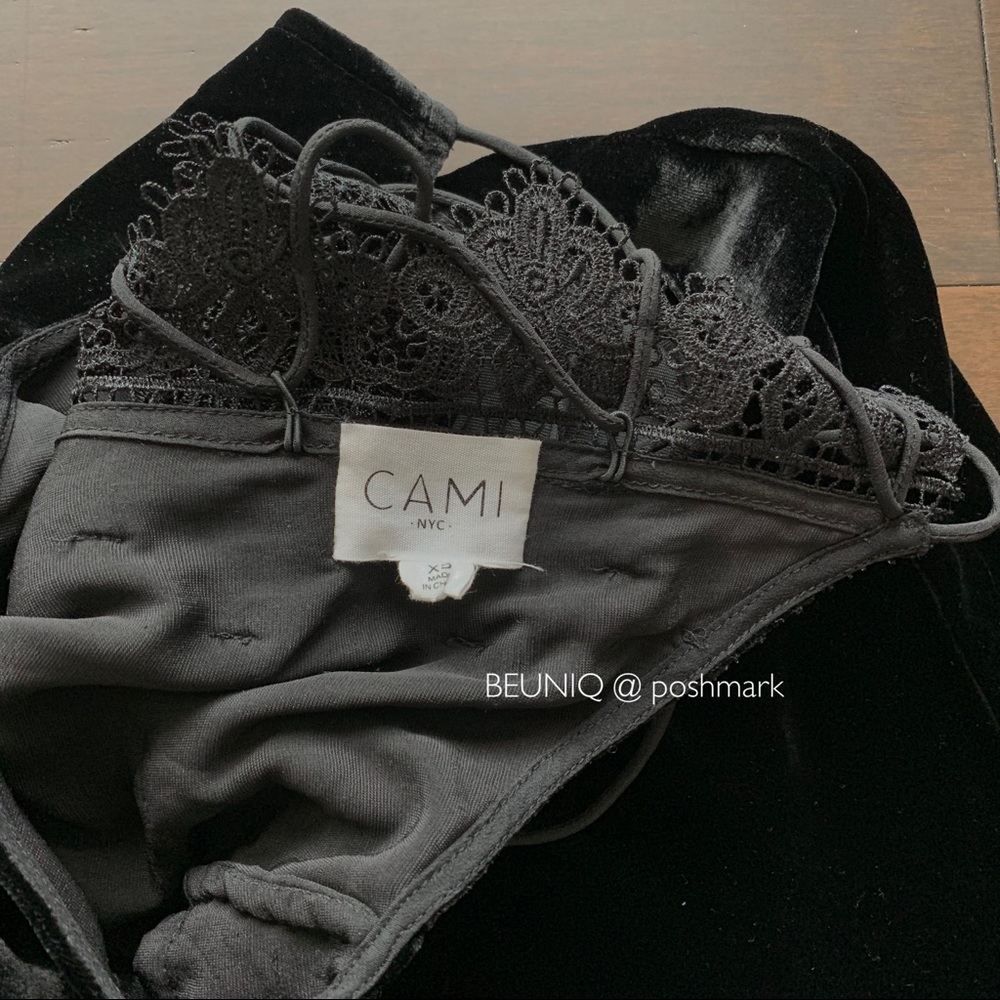 CAMI NYC Charlie velvet top blouse - Picture 4 of 7